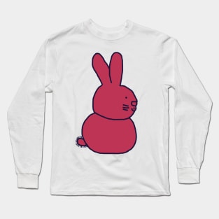 Viva Magenta Color of the Year 2023 Bunny Rabbit Long Sleeve T-Shirt